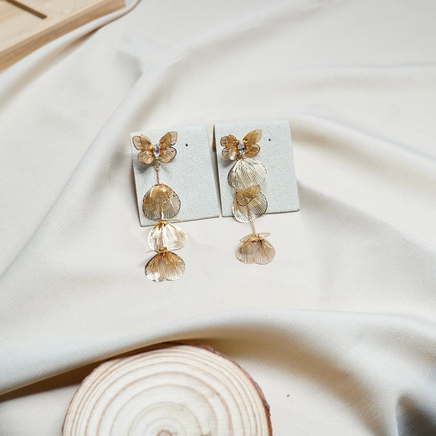 Flower Butterfly Earrings