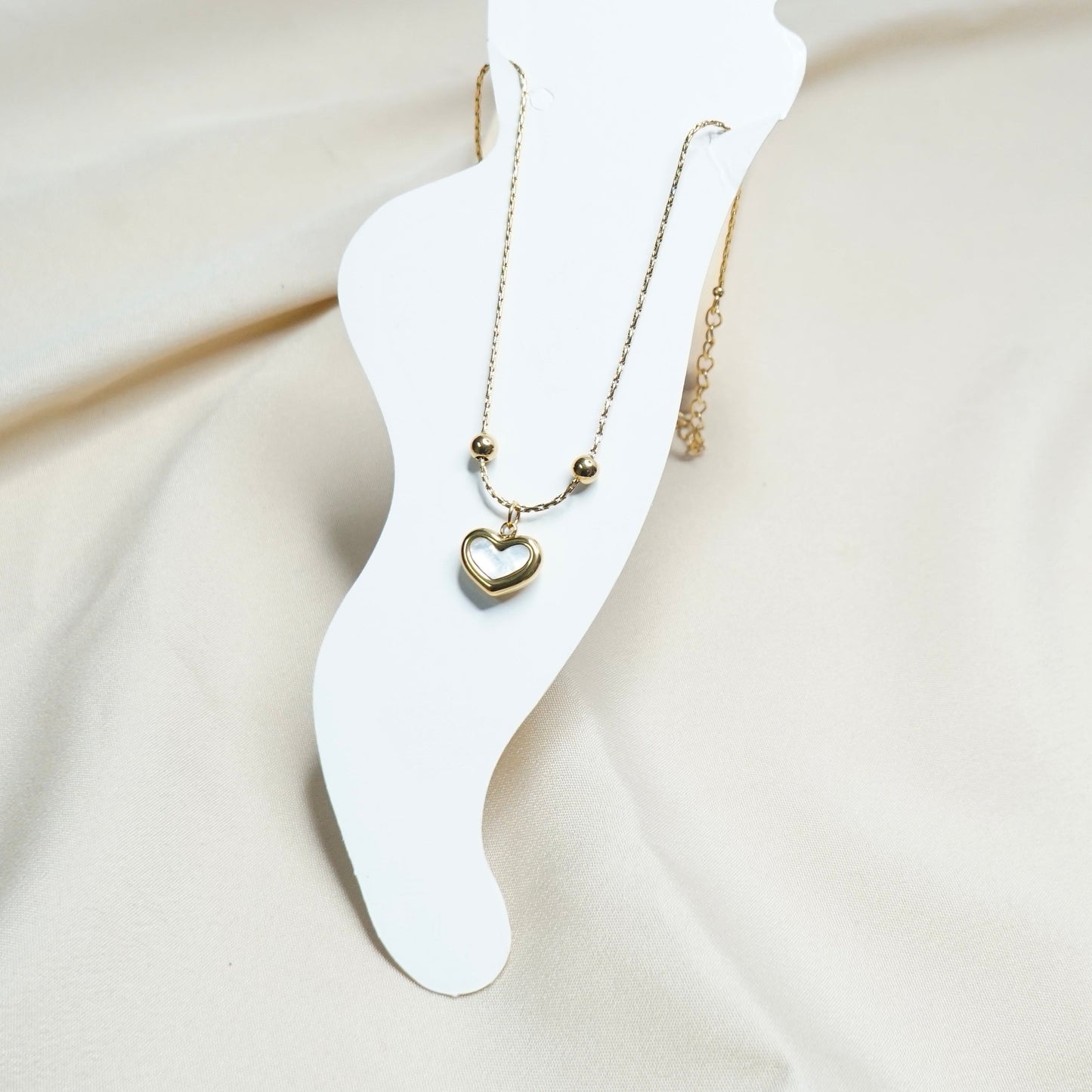 Crystal Heart Anklet