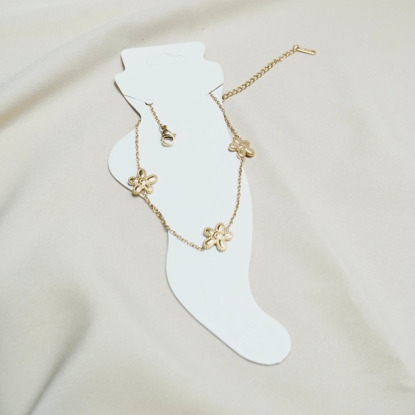 Floral Bloom Anklet