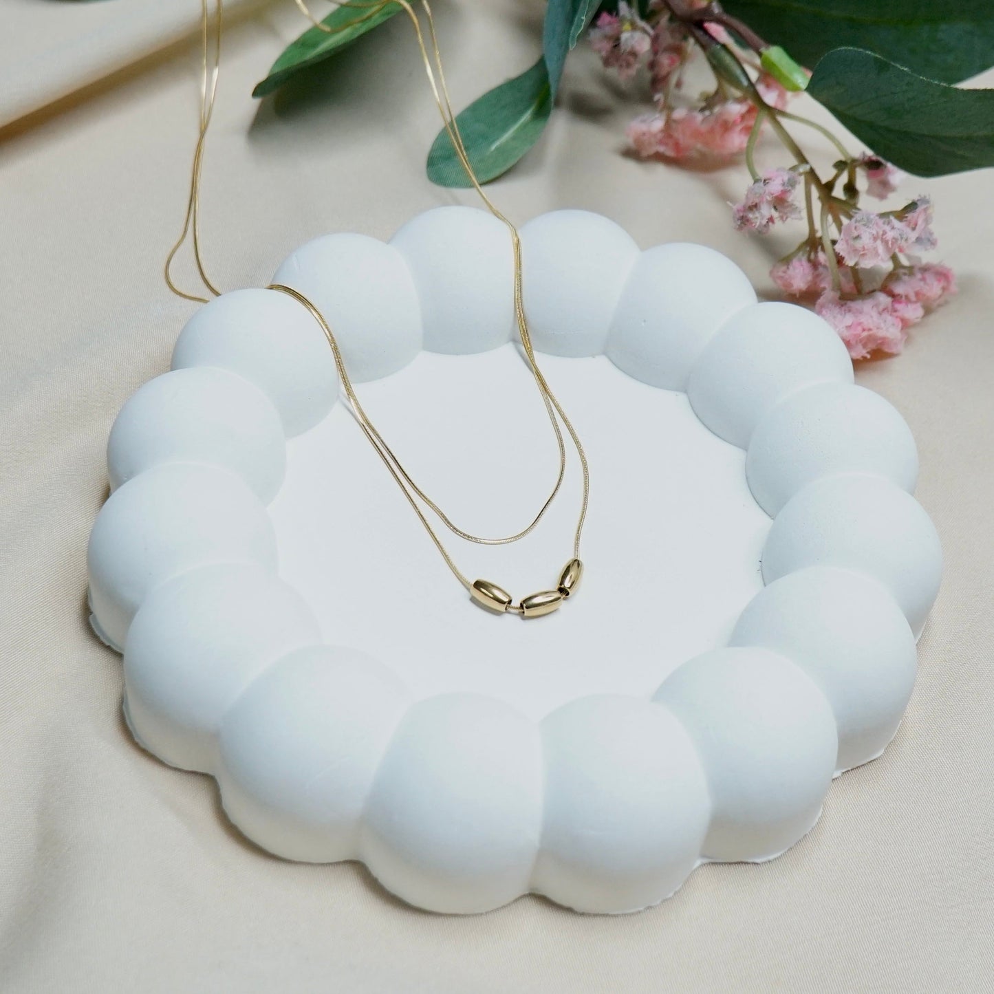 Multi Layer Triple Bud Chain