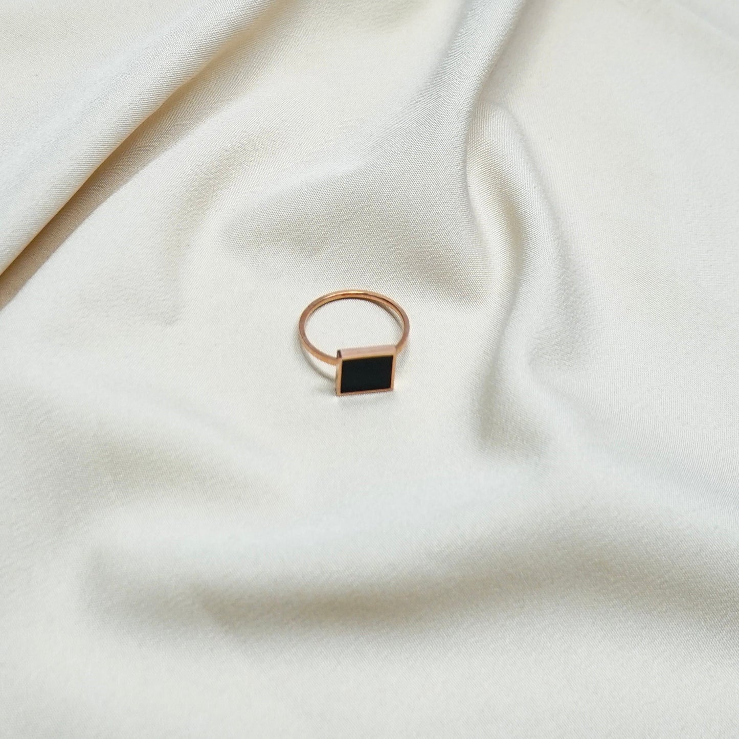 Geometric Rings Rose Gold