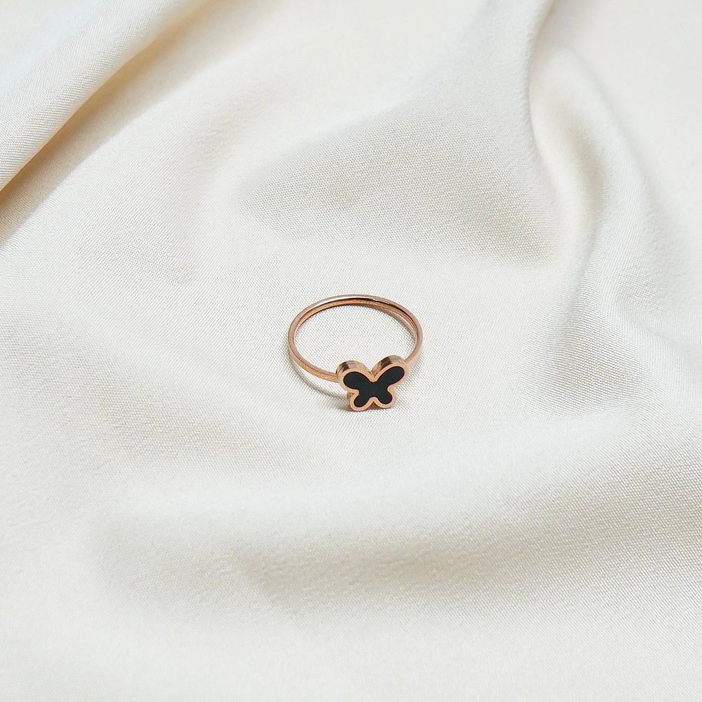 Geometric Rings Rose Gold