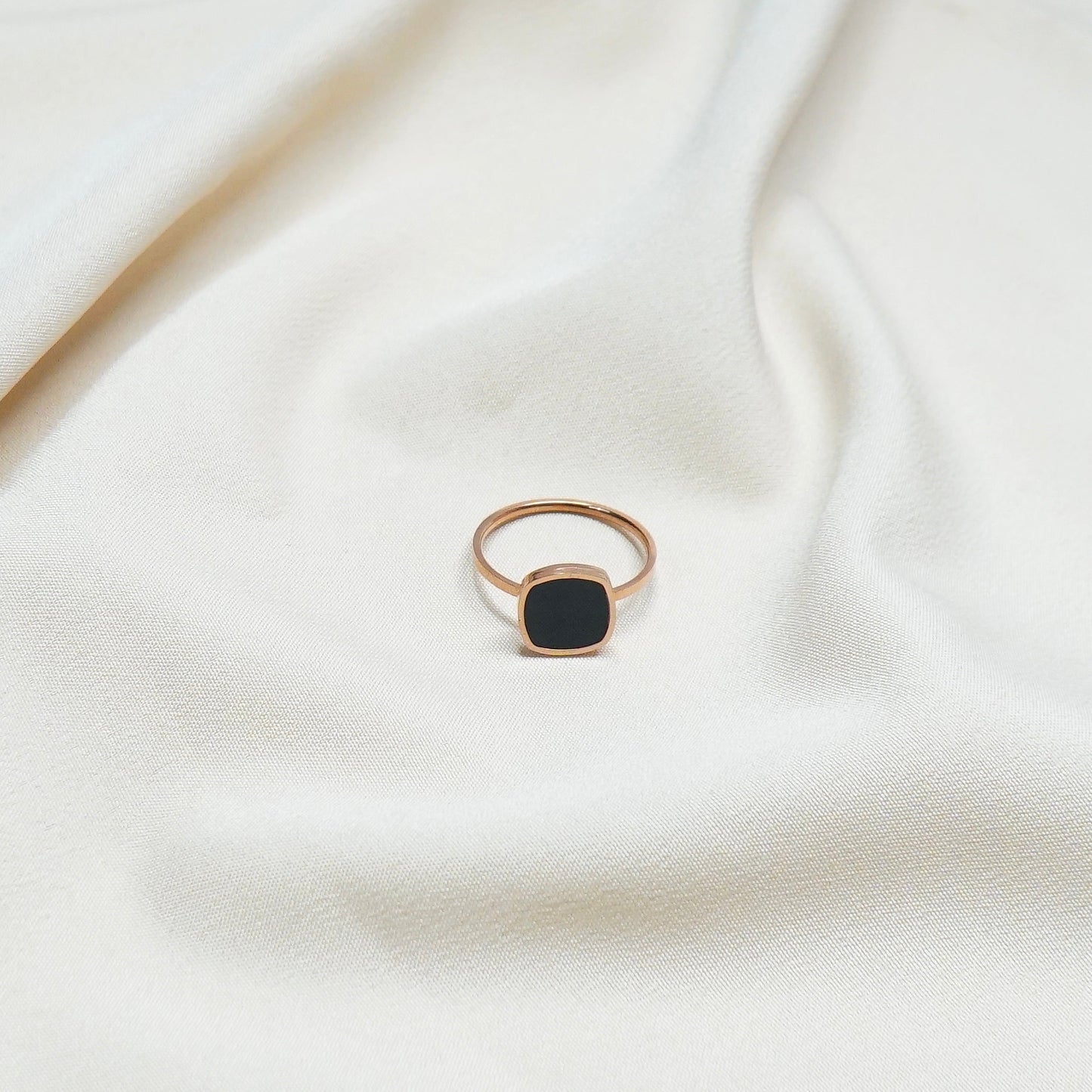 Geometric Rings Rose Gold