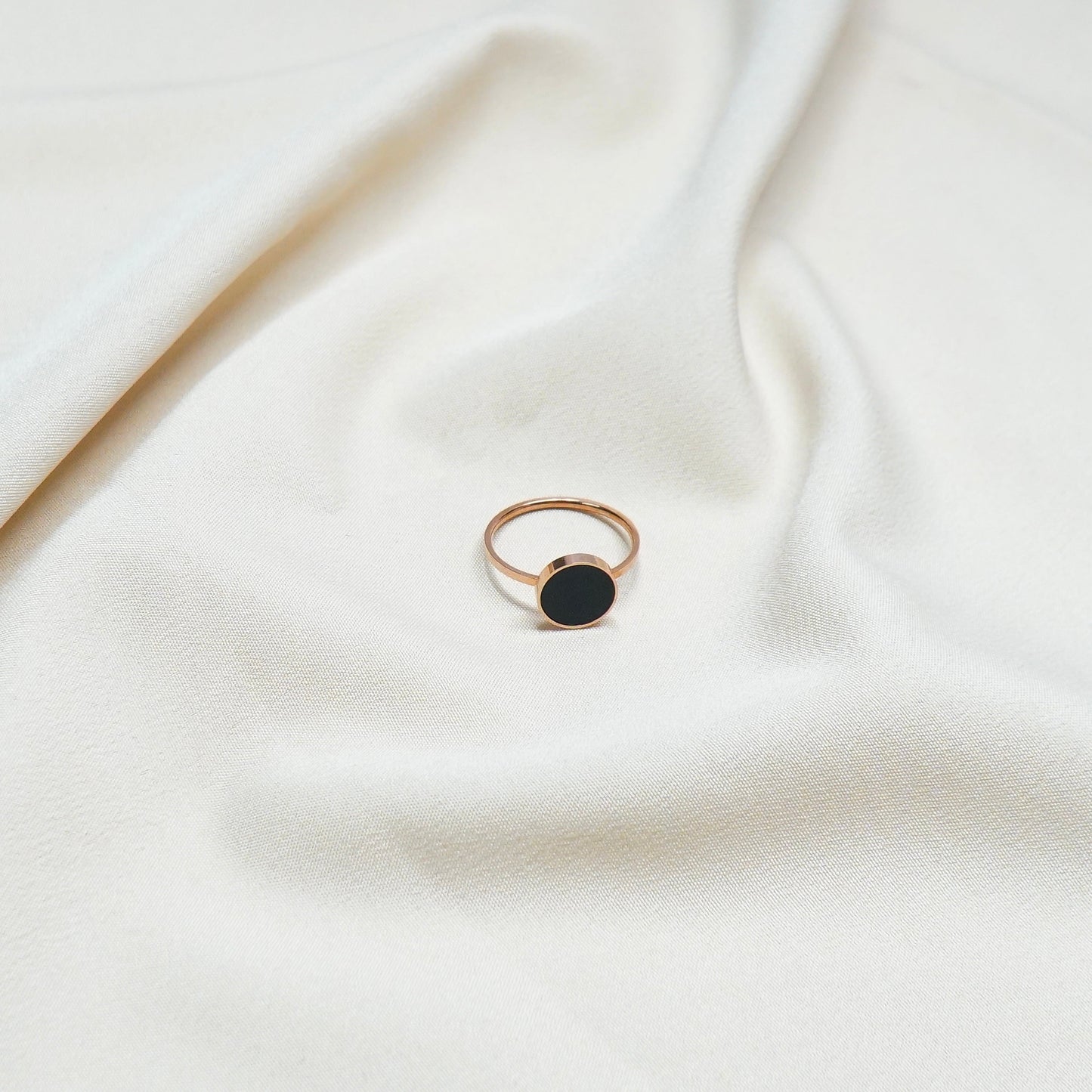 Geometric Rings Rose Gold