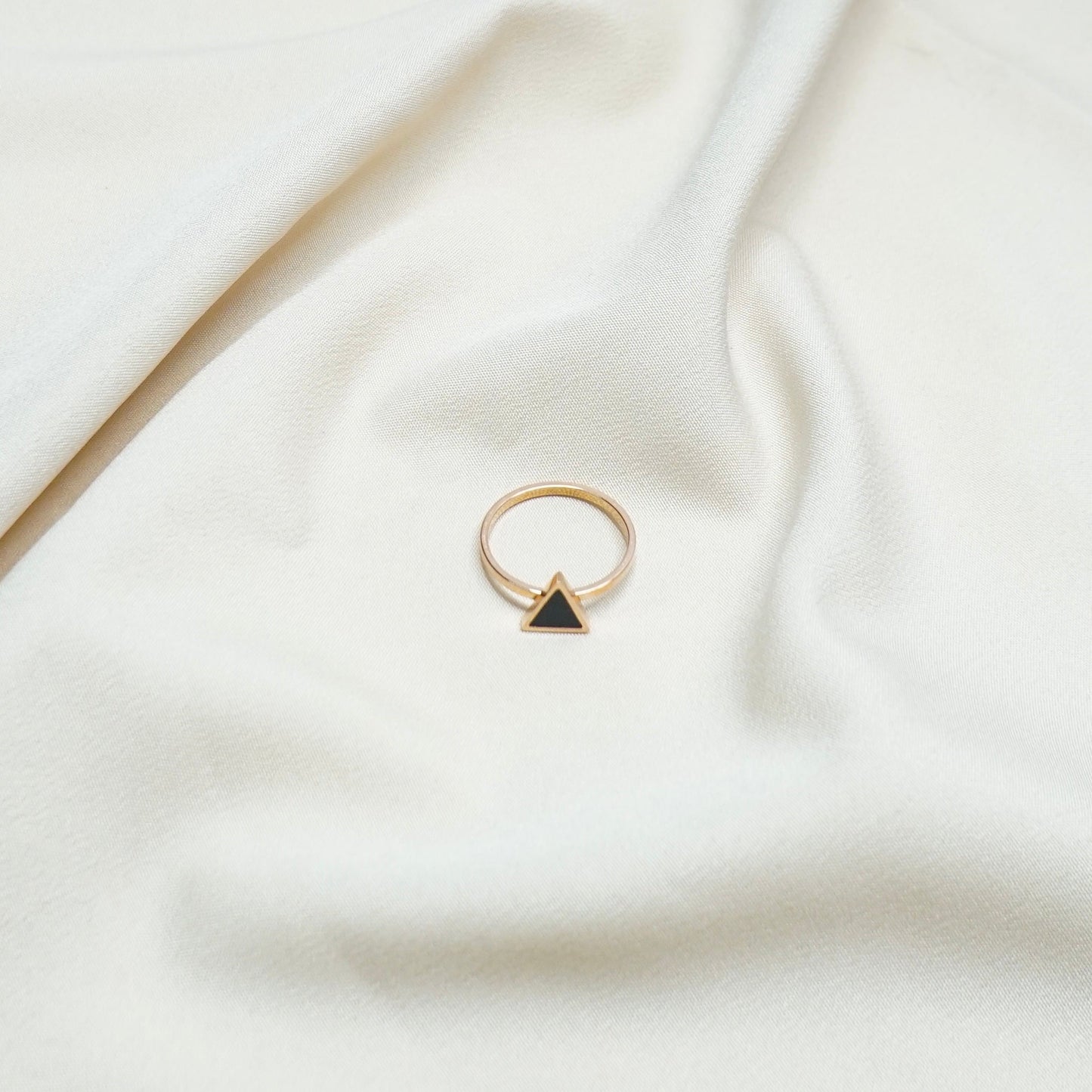 Geometric Rings Rose Gold