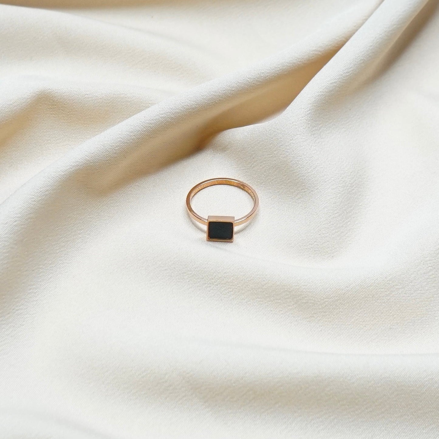 Geometric Rings Rose Gold