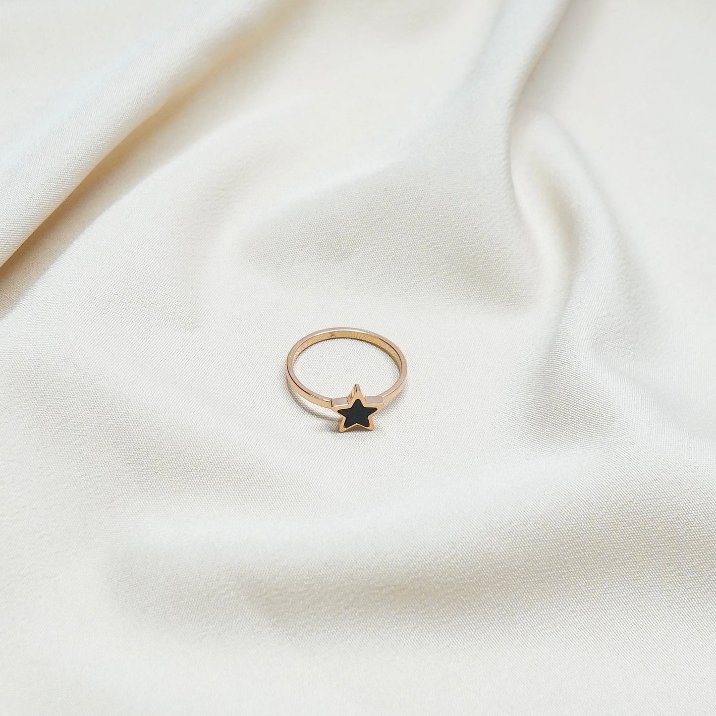 Geometric Rings Rose Gold