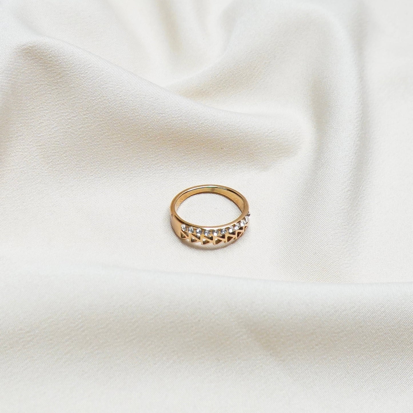Crown with Shapes Ring