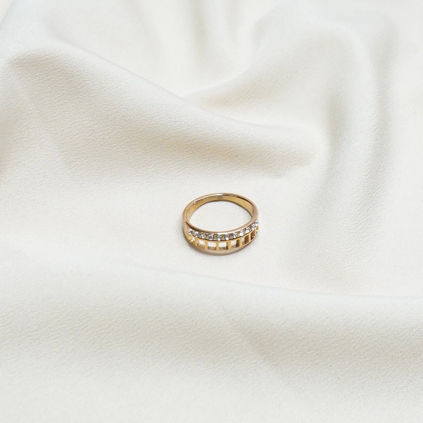 Crown with Shapes Ring