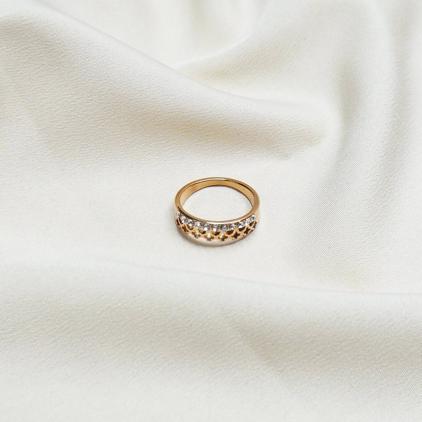 Crown with Shapes Ring