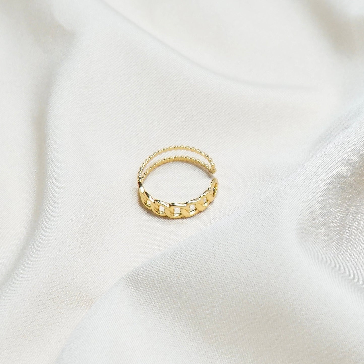 Chain Line Band Ring