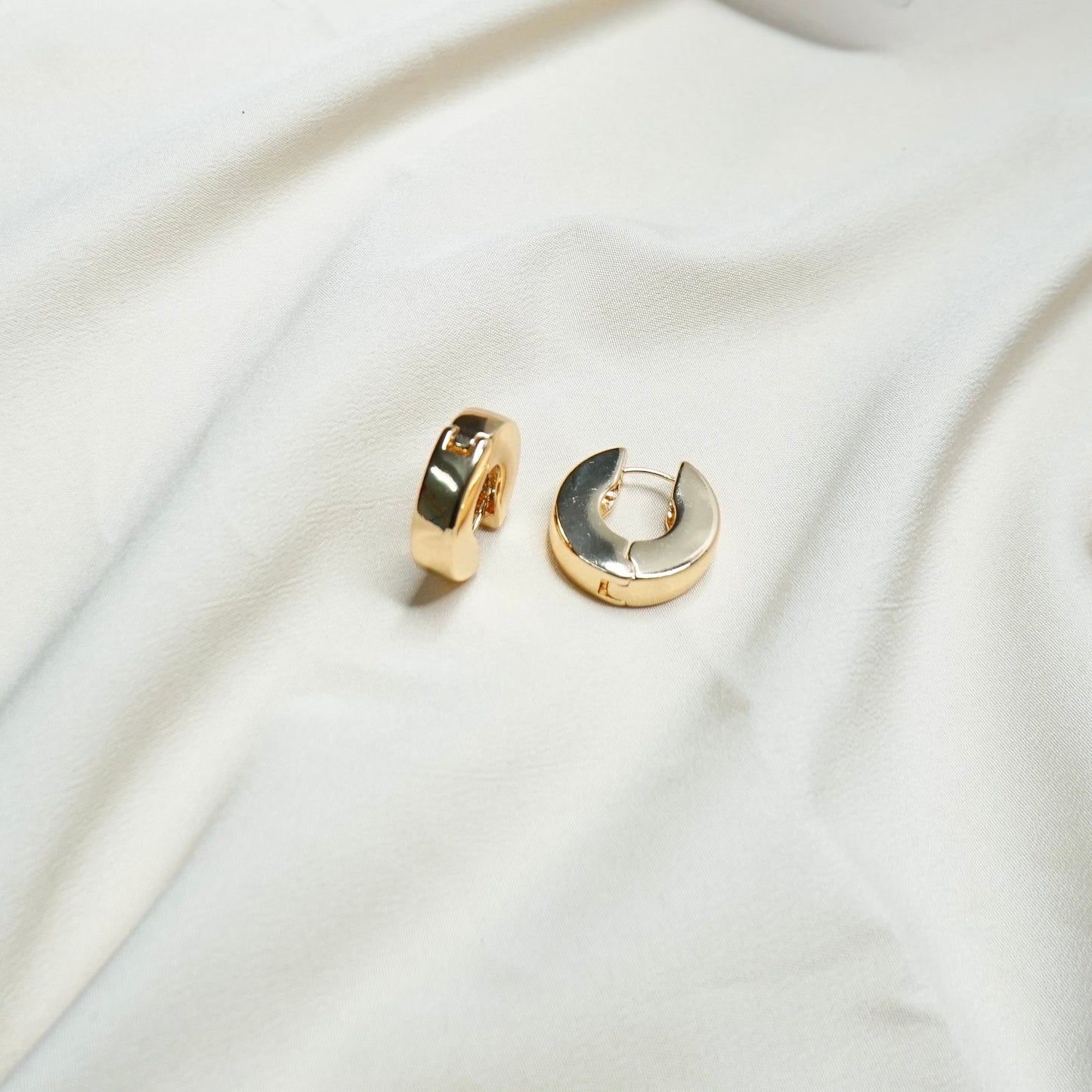 Circle Curve Hoop Earrings