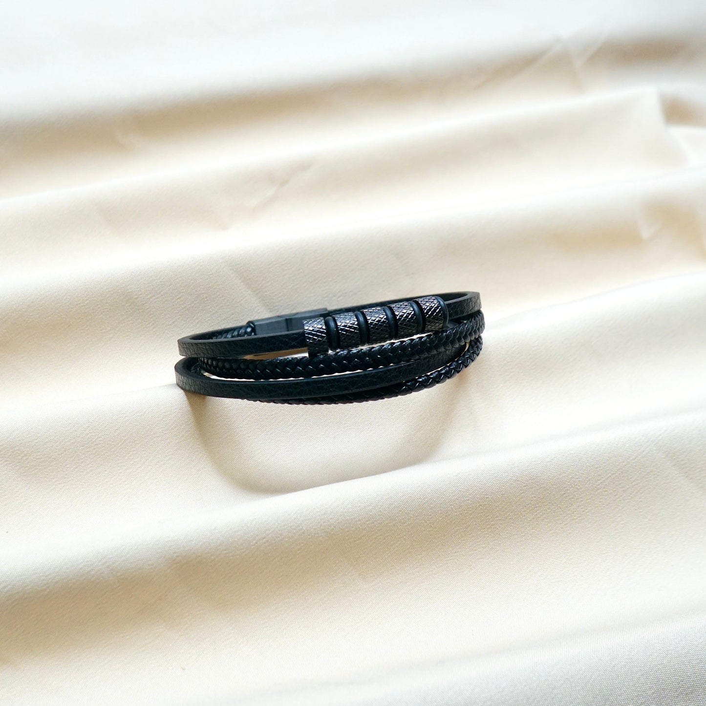 Black Minimal Styled Bracelet