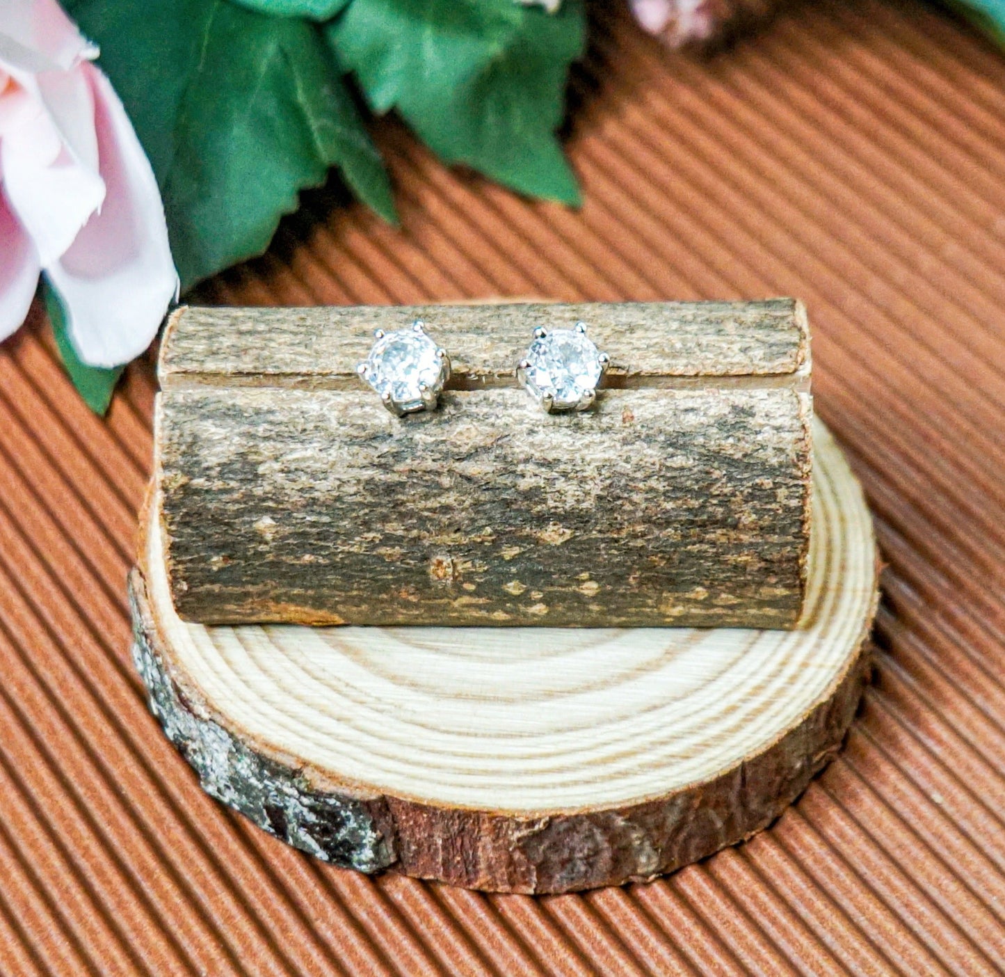 Diamond Crown Studs