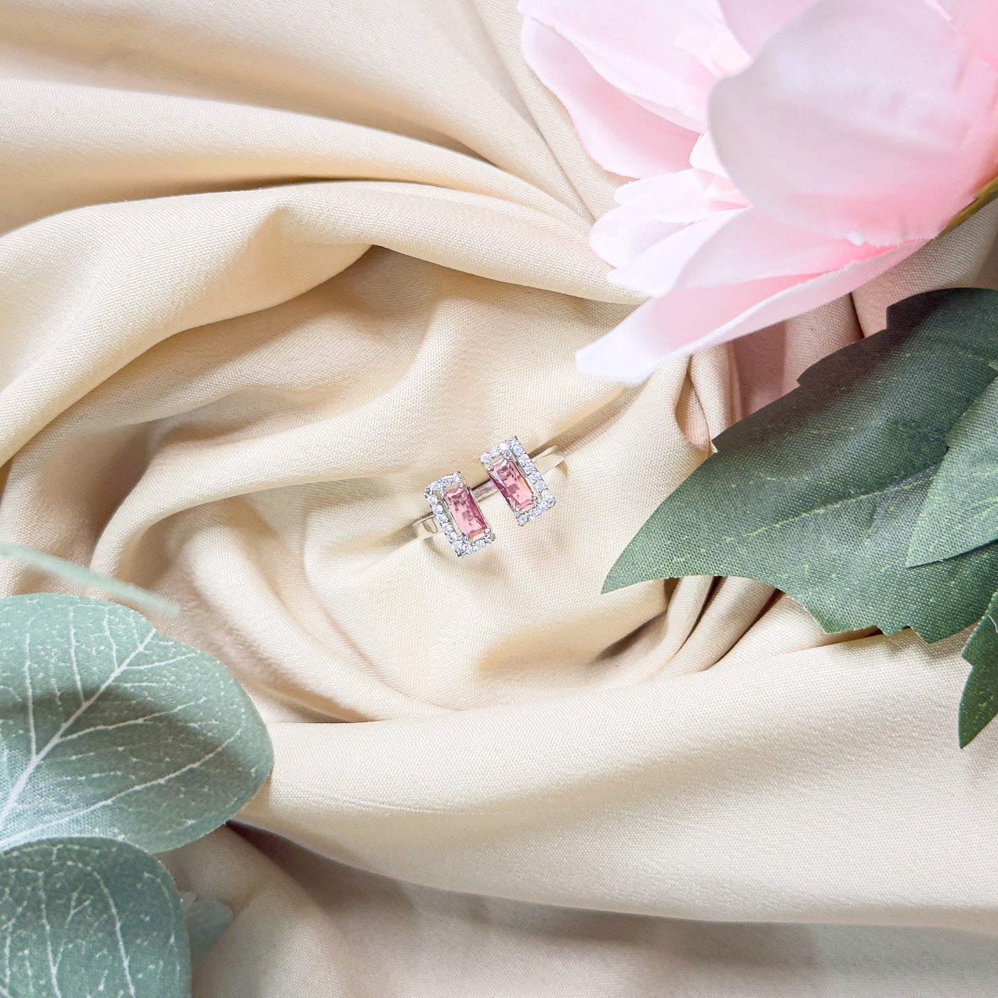 Scarlet Radiance Duo Ring