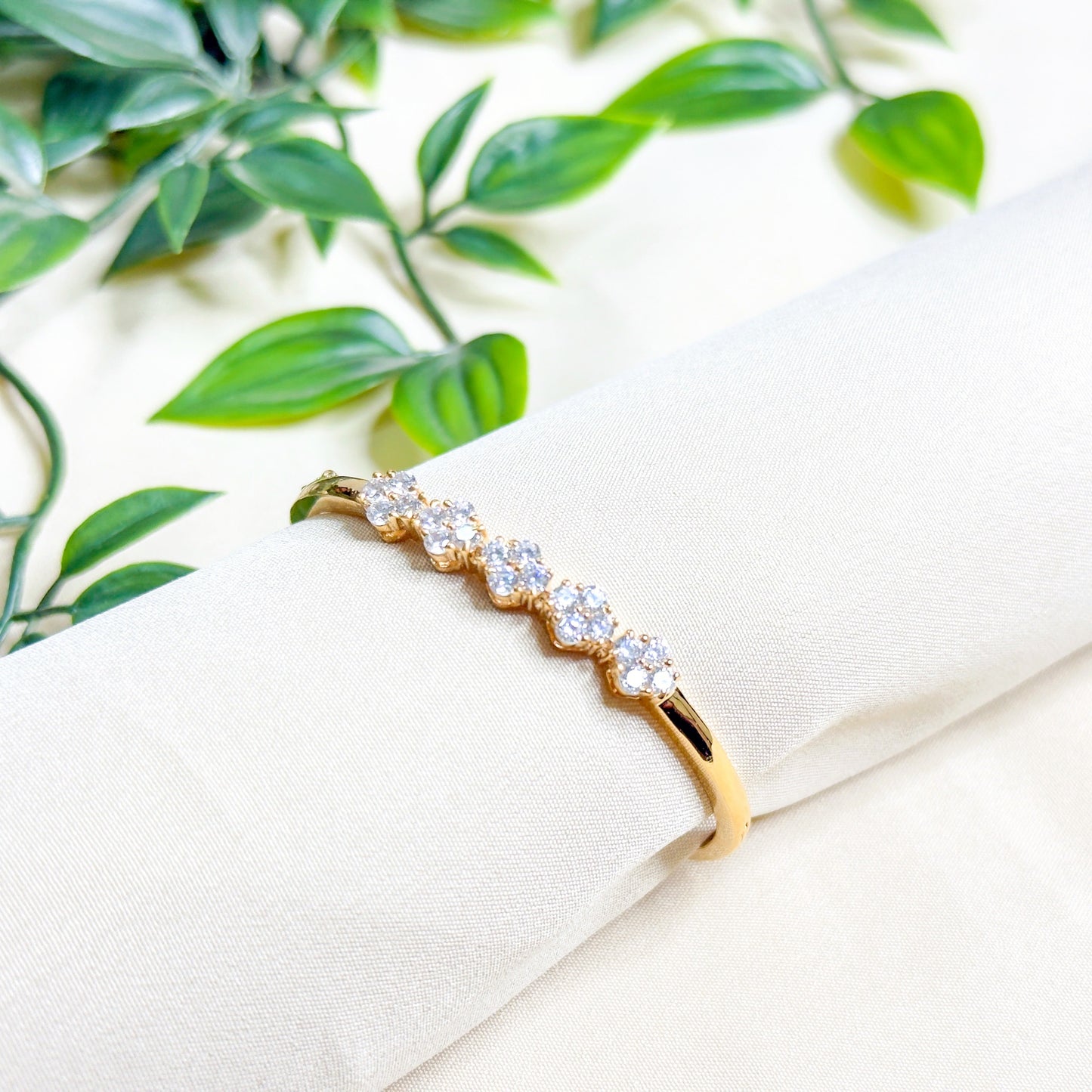 White Stone Kada Bracelet