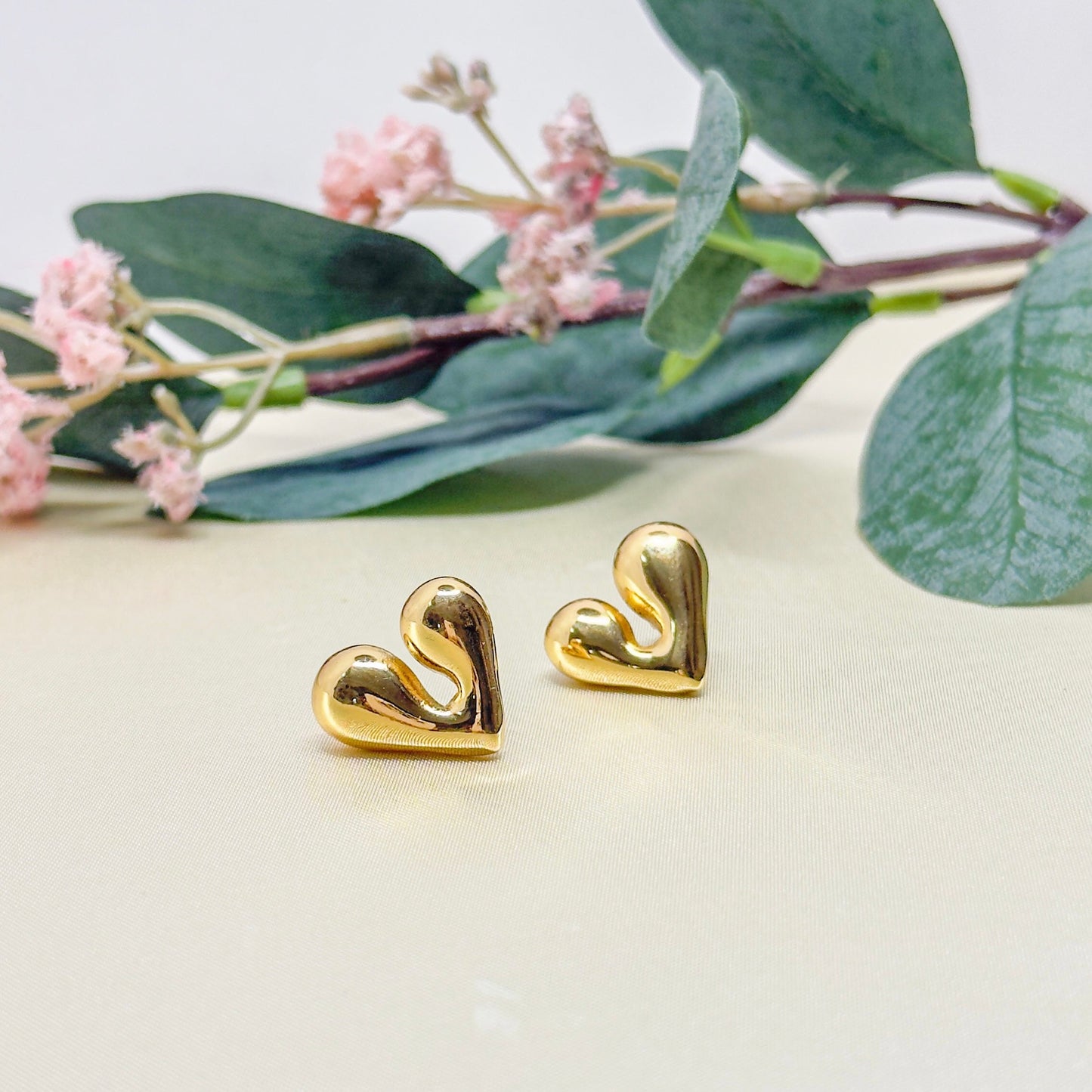 Bubble Heart Earrings