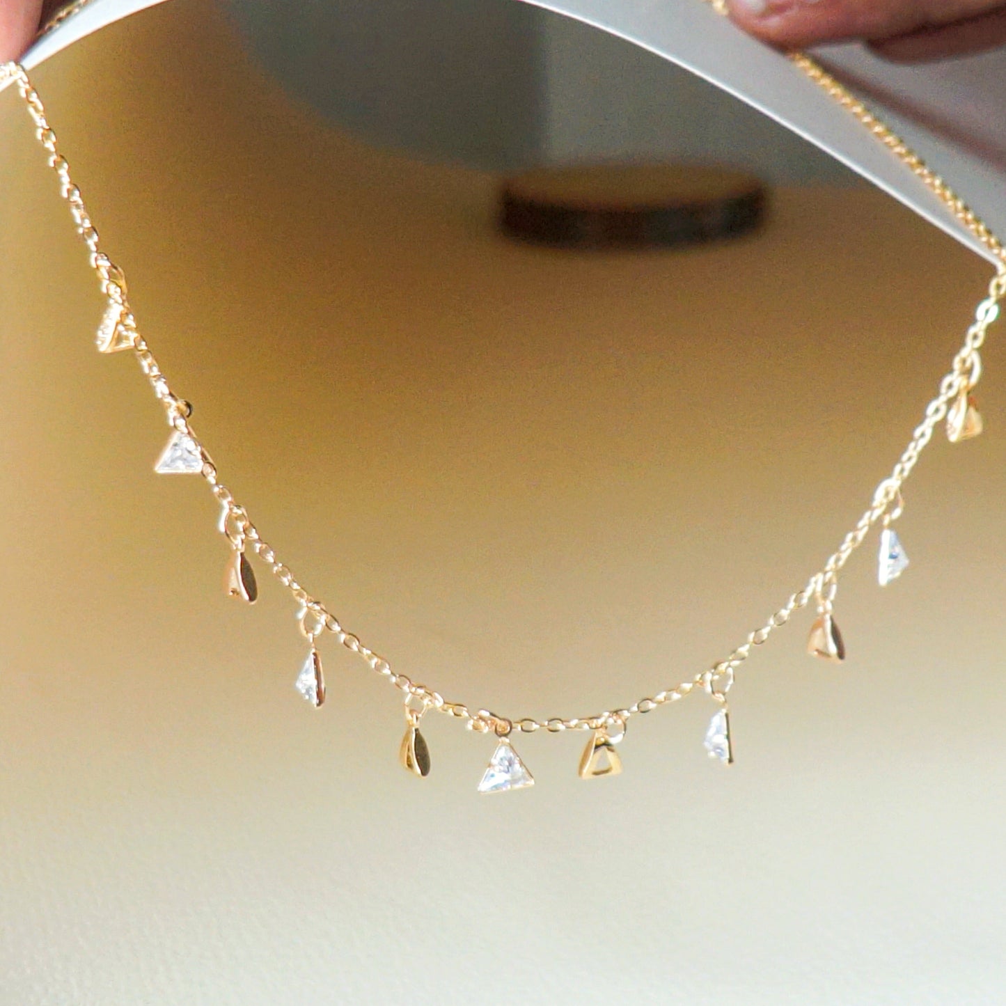 Triangle Stone Chain