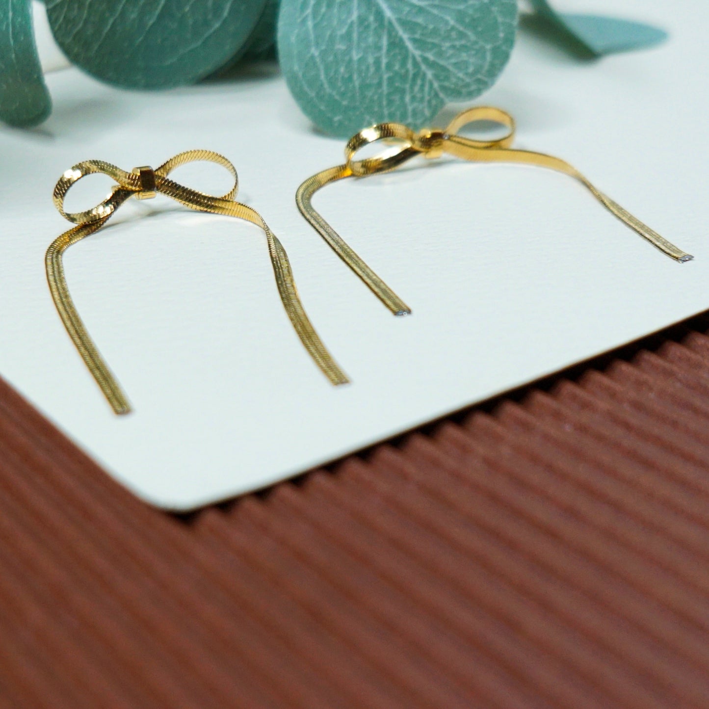 Ribbon Earrings