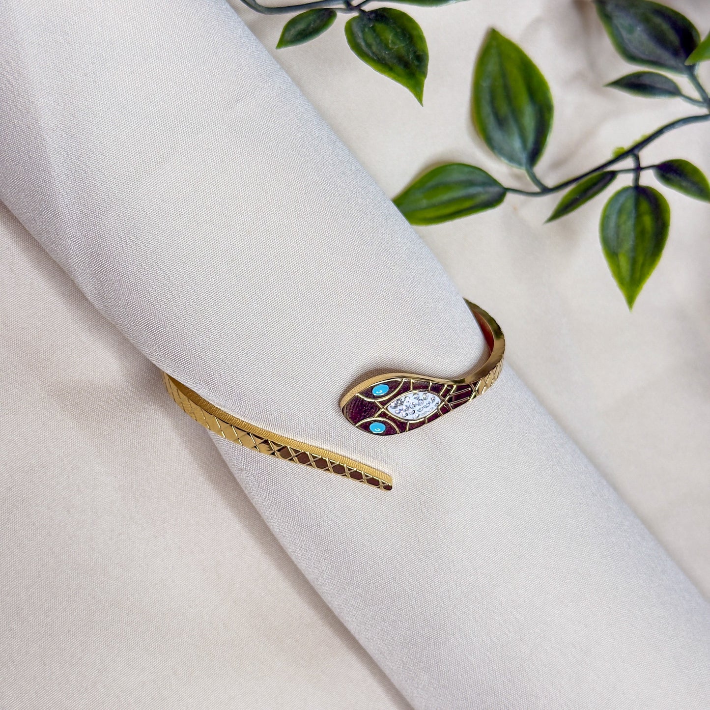 Blue Eye Serpent Bracelet