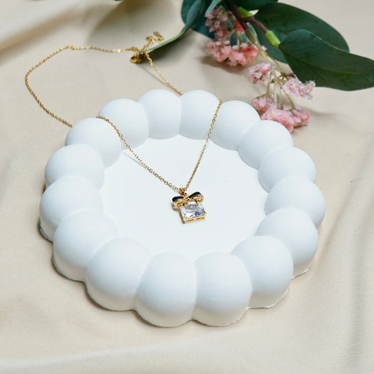 Bowtie Gem Pendant Chain