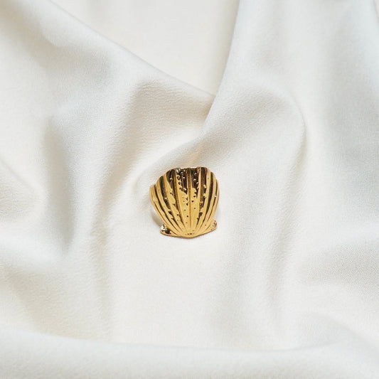 Textured Shell Ring
