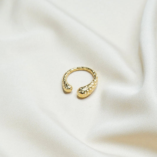 Orbital Duo Textured Ring