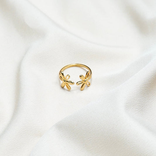 Floral Duo Ring