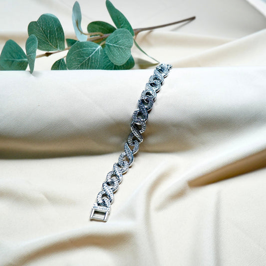 Silver Stone Bracelet