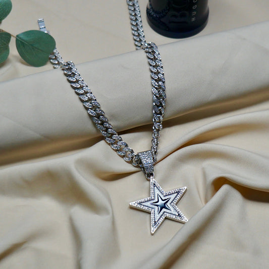 Diamond Star Link Chain