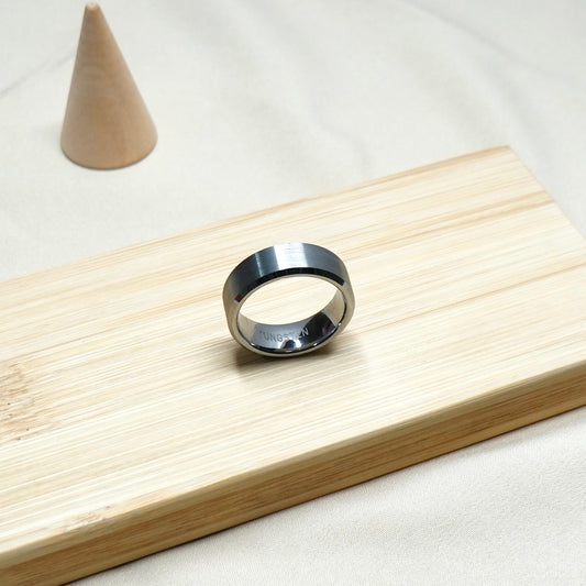 Brushed Tungsten Ring