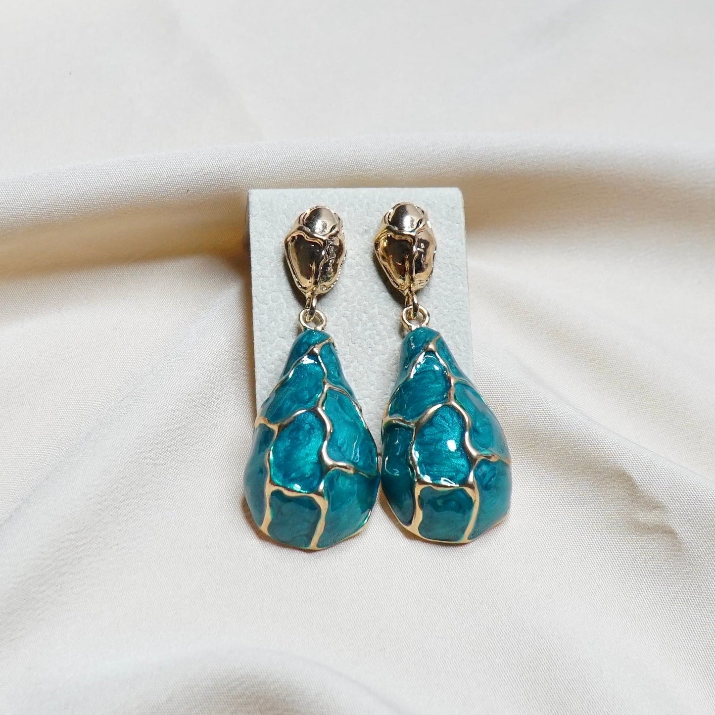 Molten Muse Drop Heavy Earrings