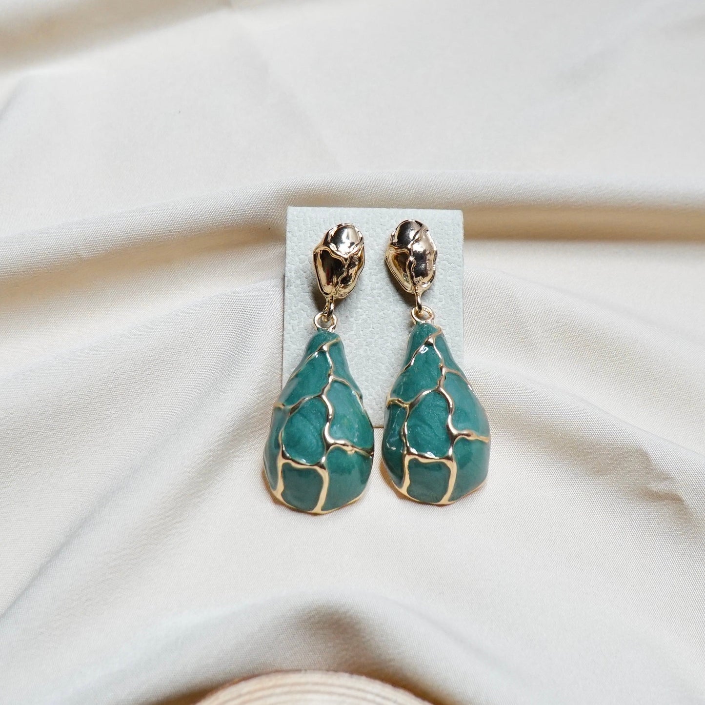 Molten Muse Drop Heavy Earrings