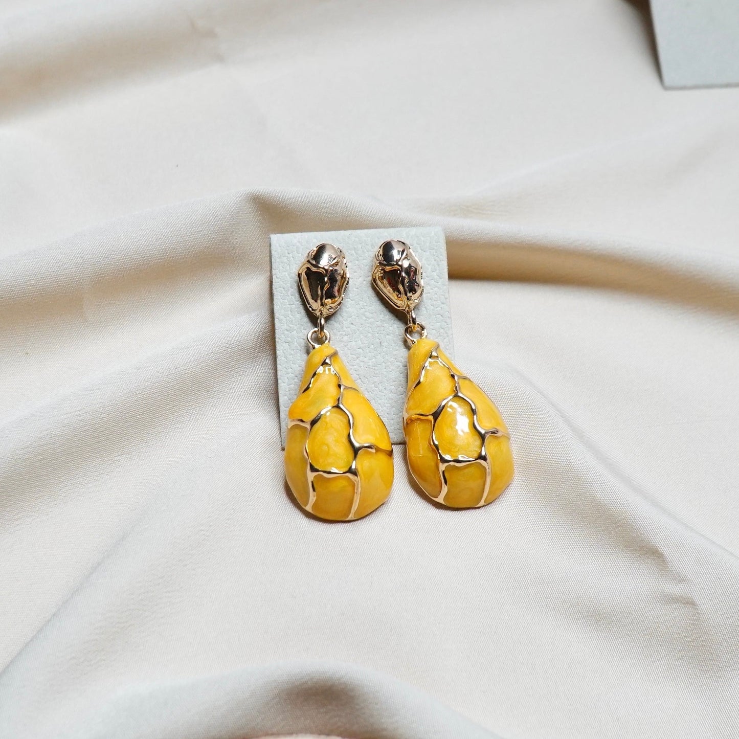 Molten Muse Drop Heavy Earrings
