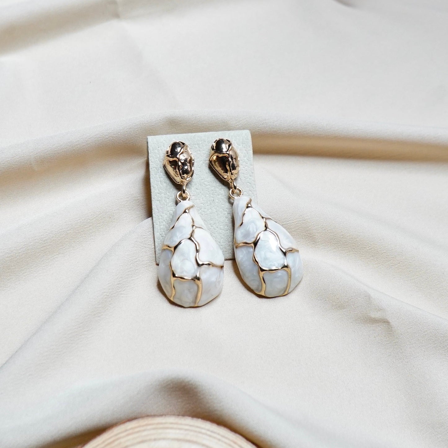 Molten Muse Drop Heavy Earrings