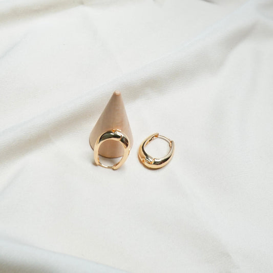 Oval Hoop Earrings