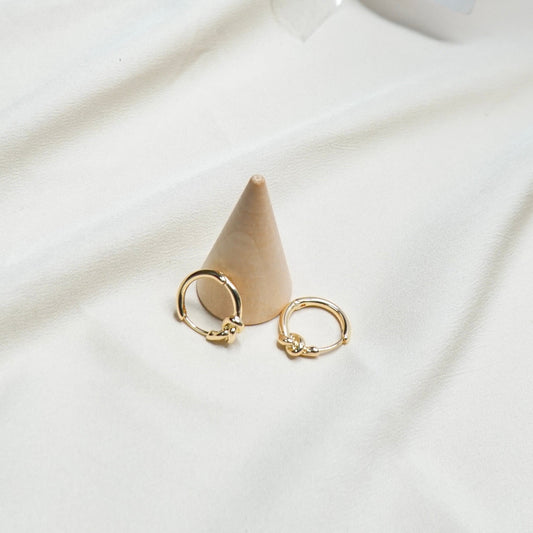 Knot Small Hoop Earrings