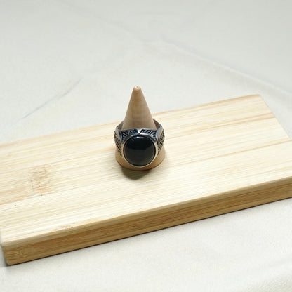 Black Stone Ring